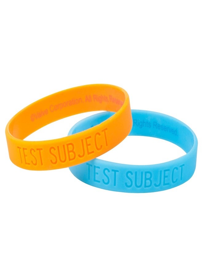 Jinx Portal 2 Rubber Bracelet Set (Multicolor, Medium) - Image 1